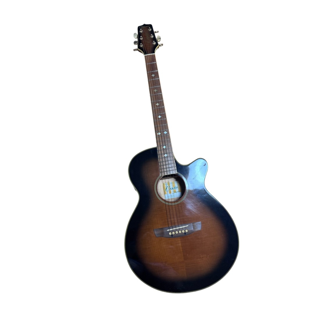 takamine cooder TCP-550VTS with hard case