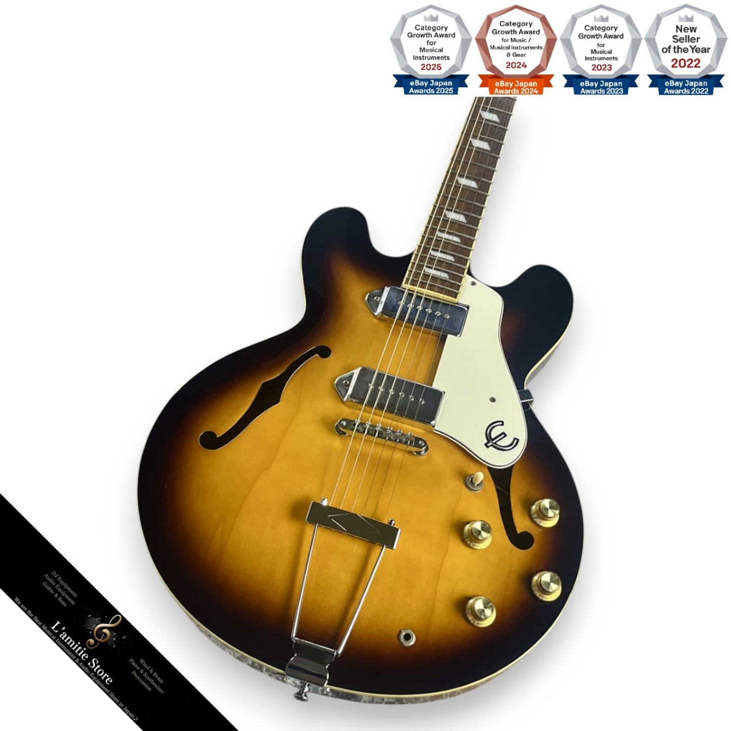 Epiphone Casino Vintage Sunburst 2003 Korean Made Guitar