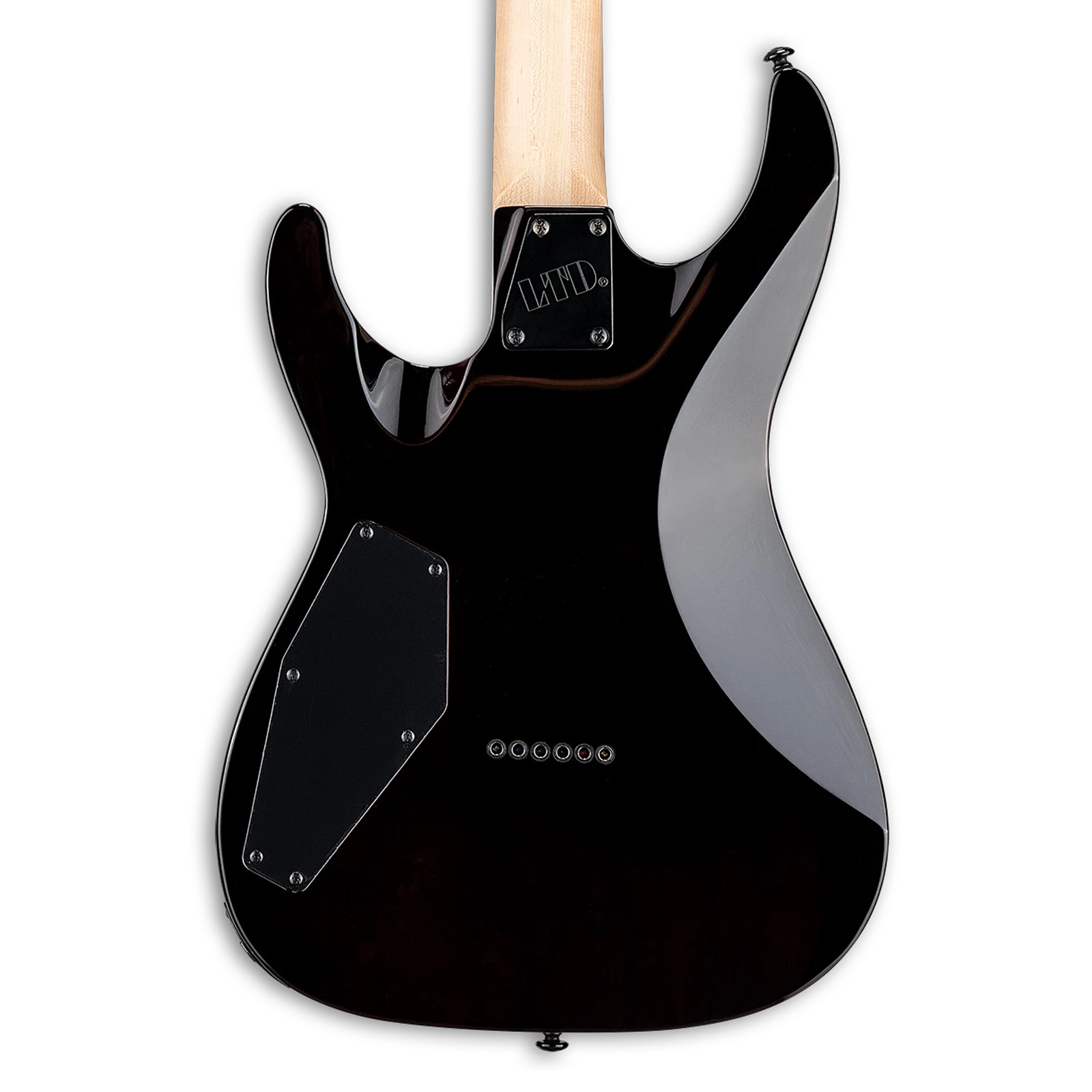ESP LTD MH-200HT QM Electric Guitar – Dark Brown Sunburst