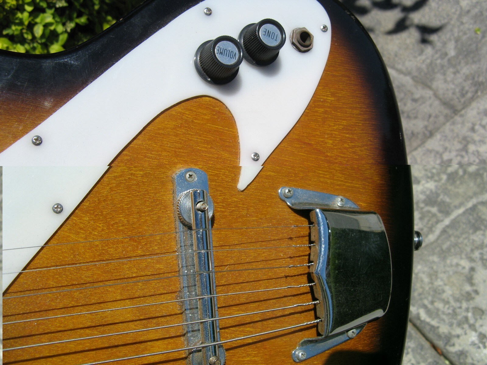 Rare Teisco Swish Zenon ES60 Vintage Electric Guitar With Pyramid Pickup Zen-On