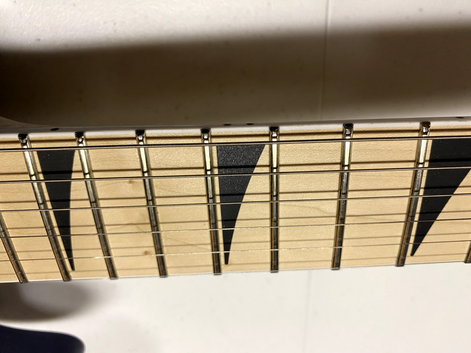 Jackson JS34Q Dinky, DKA-M, QM, H/S/S pickup. Floyd Rose, Transparent Blue, WOW