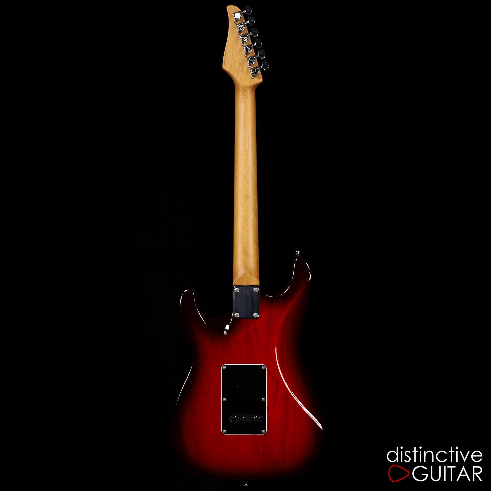 SUHR CLASSIC S CUSTOM – TRANS RED BURST FLAME TOP W/ THORNBUCKERS