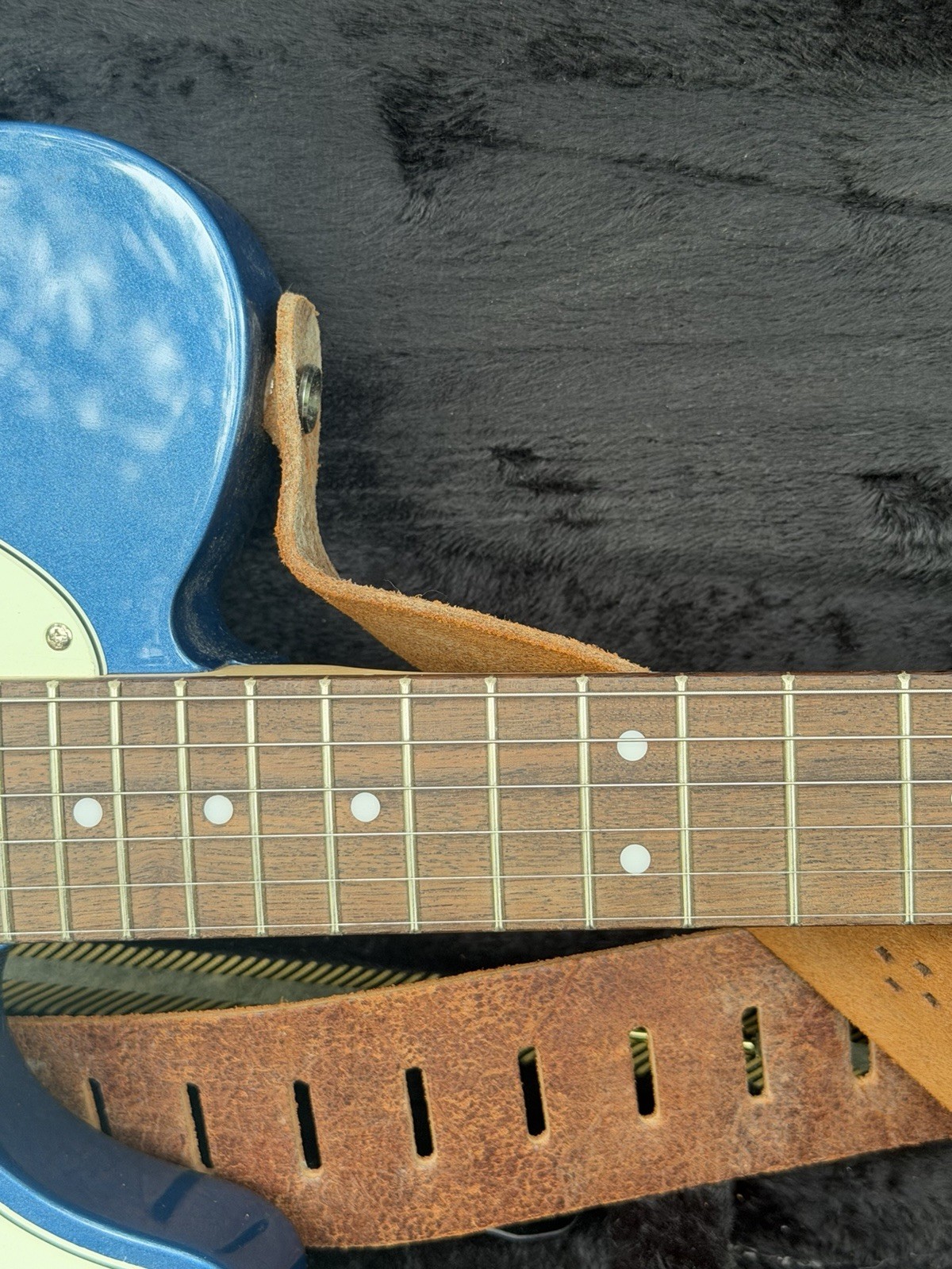 Squier By Fender Telecaster Electric Guitar Lake Placid Blue W/Carrying Case