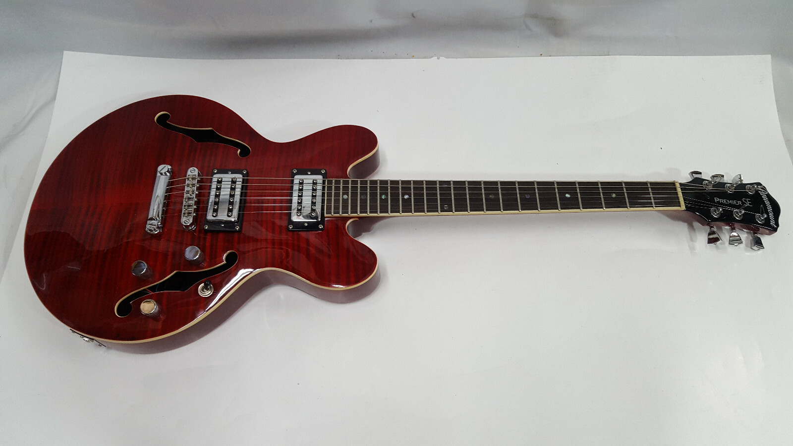 Paramount Premier SE Electric Violin Hollow Body Guitar with Hard Case – Nice!!