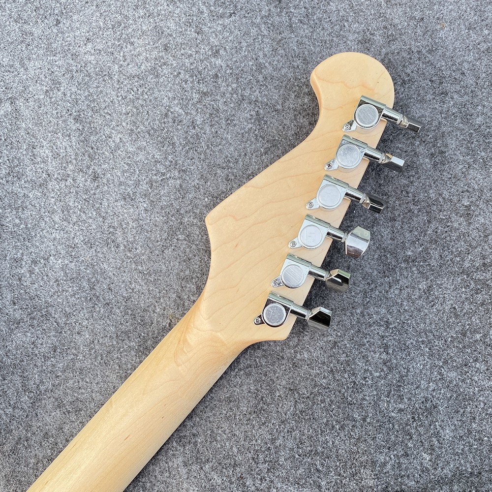 Electric Guitar Acrylic Body Maple Neck 22 Fret SSS Pickup Nice Tone LED Light