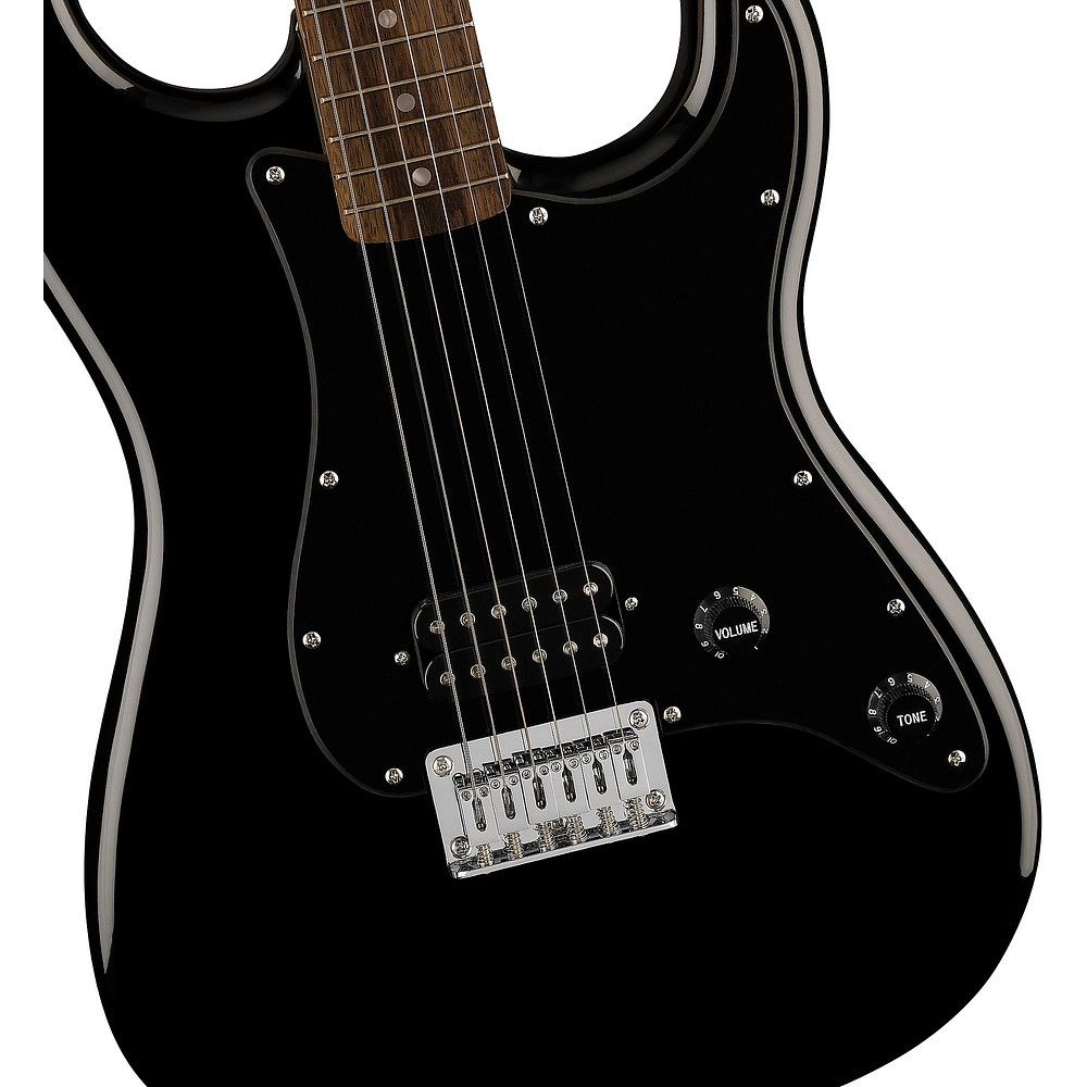 Squier Sonic Stratocaster HT H Laurel Fingerboard Electric Guitar Black