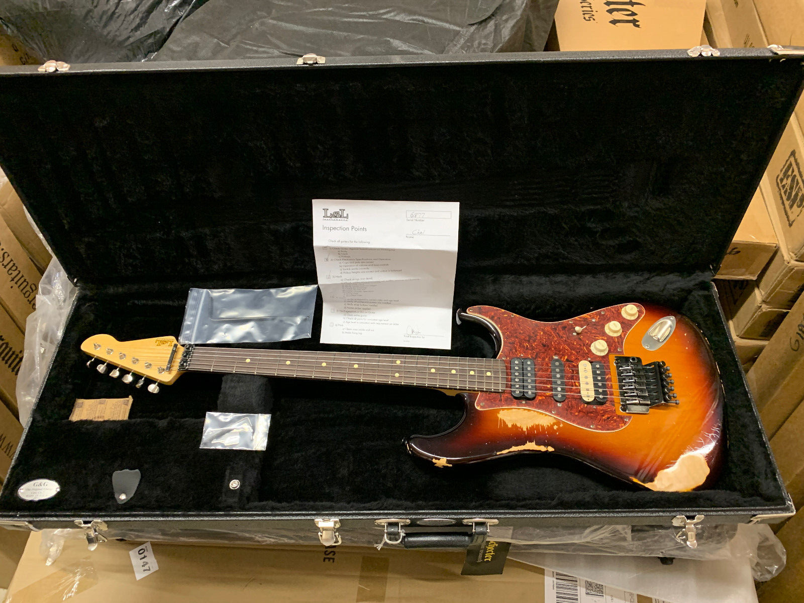 LsL Instruments Saticoy Mick Mars Tribute MM 3 Tone Sunburst Heavy Age Floyd NEW