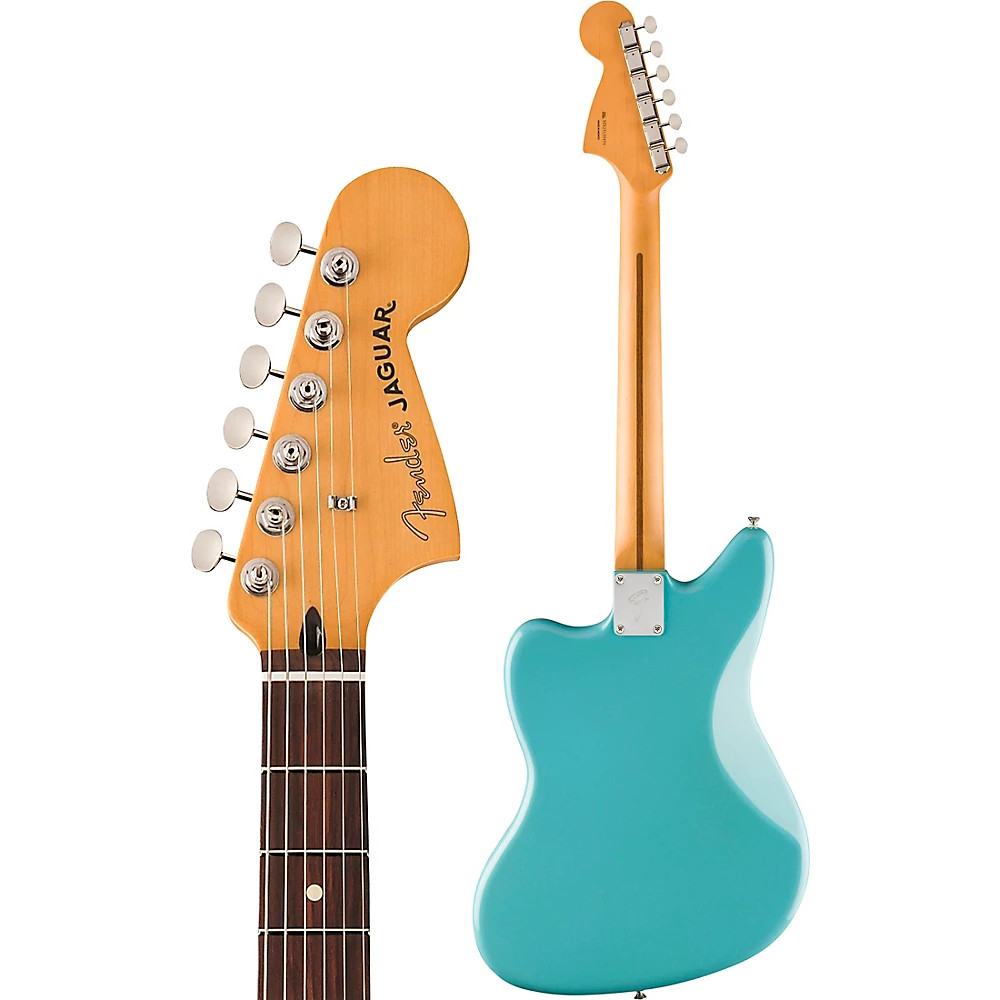 Fender Player II Jaguar Rosewood Fingerboard Electric Guitar Aquatone Blue