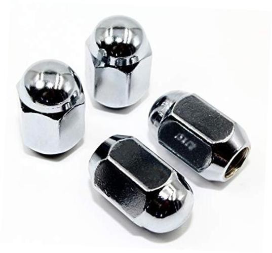 Set of 20 Veritek 12×1.5mm 3/4 19mm Hex Chrome Dome Top Acorn Lug Nuts 1.40″