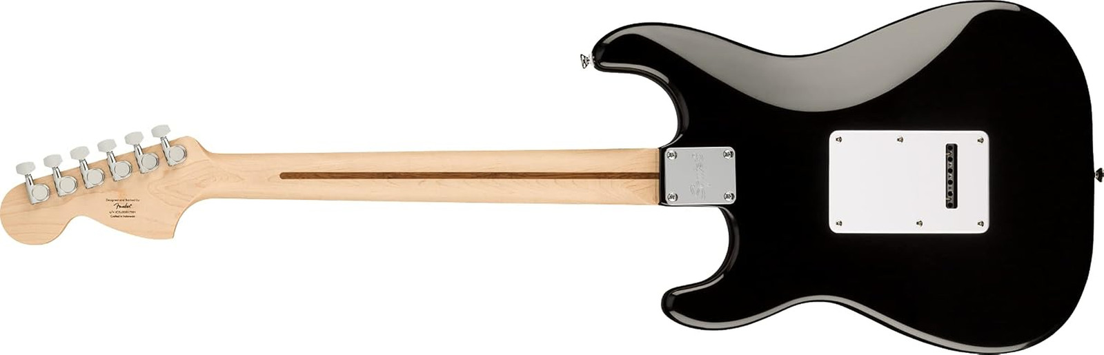 Squier Affinity Series Stratocaster Electric Guitar, with 2-Year Warranty, Black