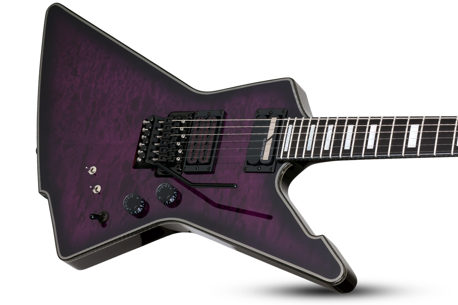 Schecter E-1 FR S Special Edition Trans Purple Burst TPB B-Stock Floyd E1