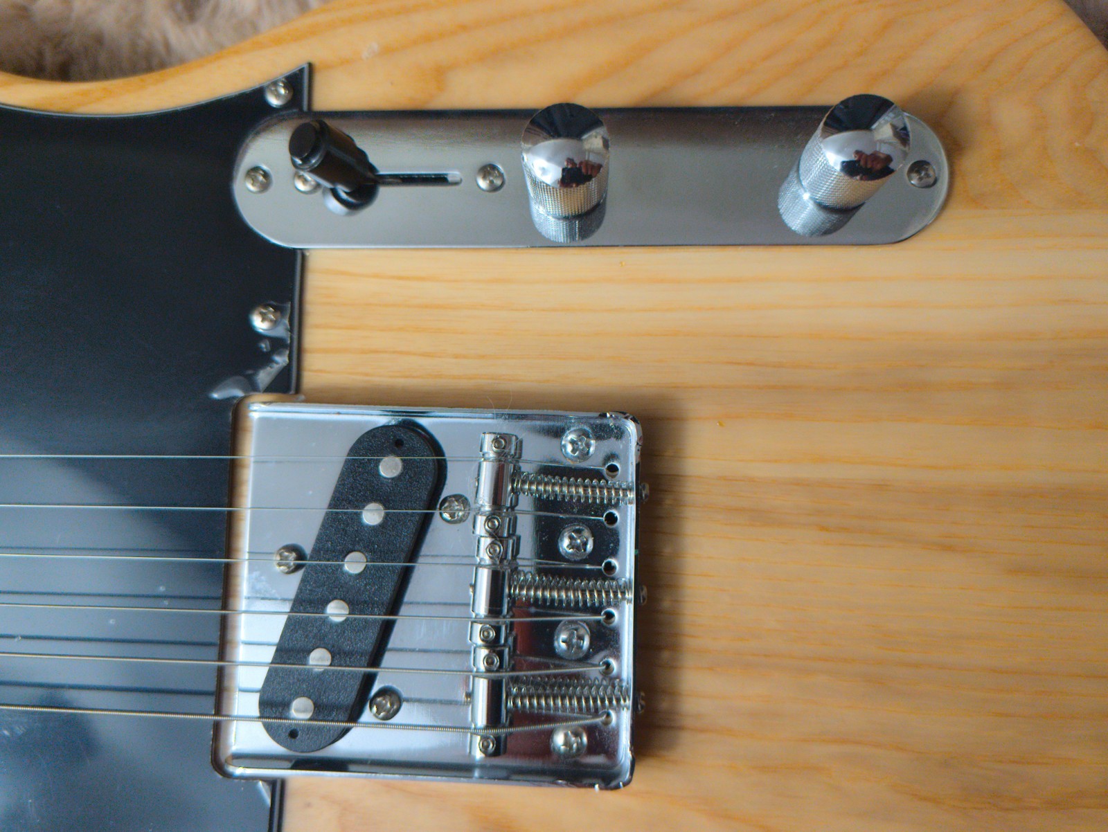 LS Customshop Electric Guitar Solid ELM Body 6 String Thru **HEAVY**
