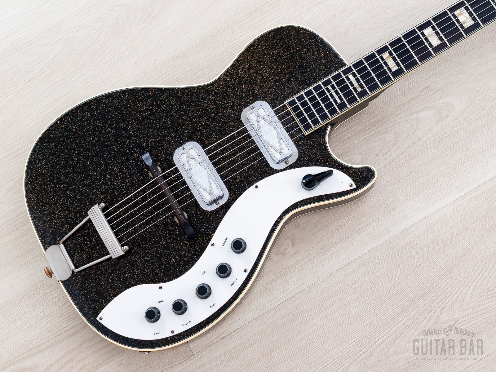 1960 Silvertone Stratotone Jupiter 1423 Vintage Guitar by Harmony USA
