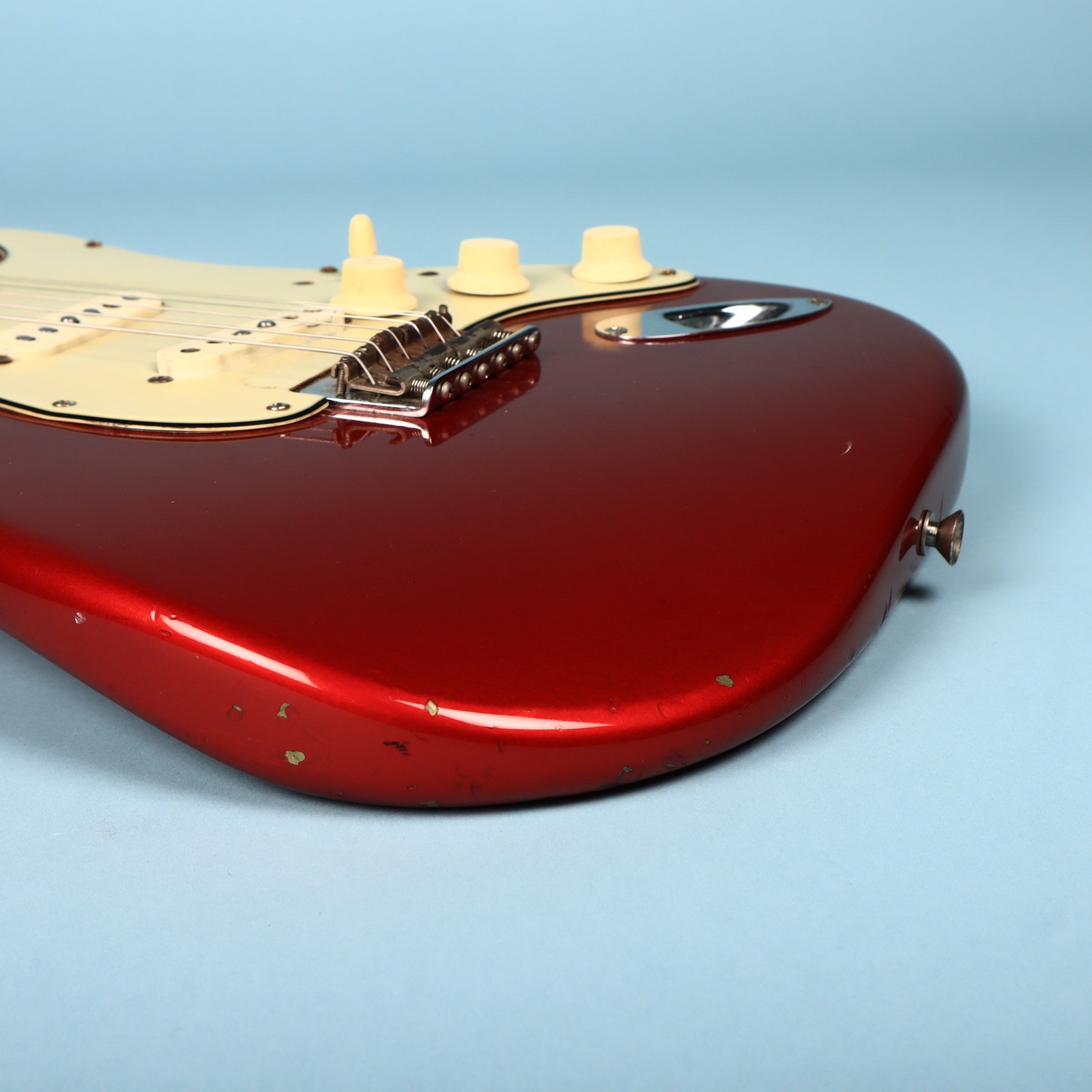 1963 Fender Stratocaster Hardtail Refin Red Electric Guitar