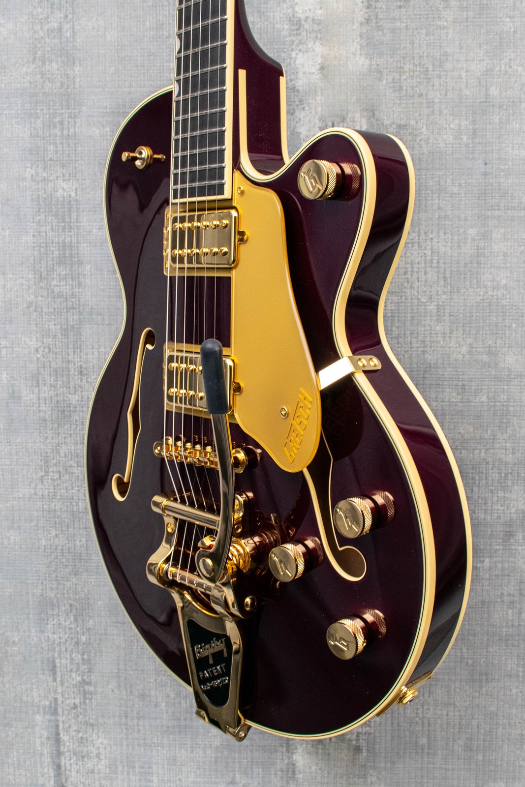 Used Gretsch Broadkaster Jr. LX Center Block with String-Thru Bigsby and Gold
