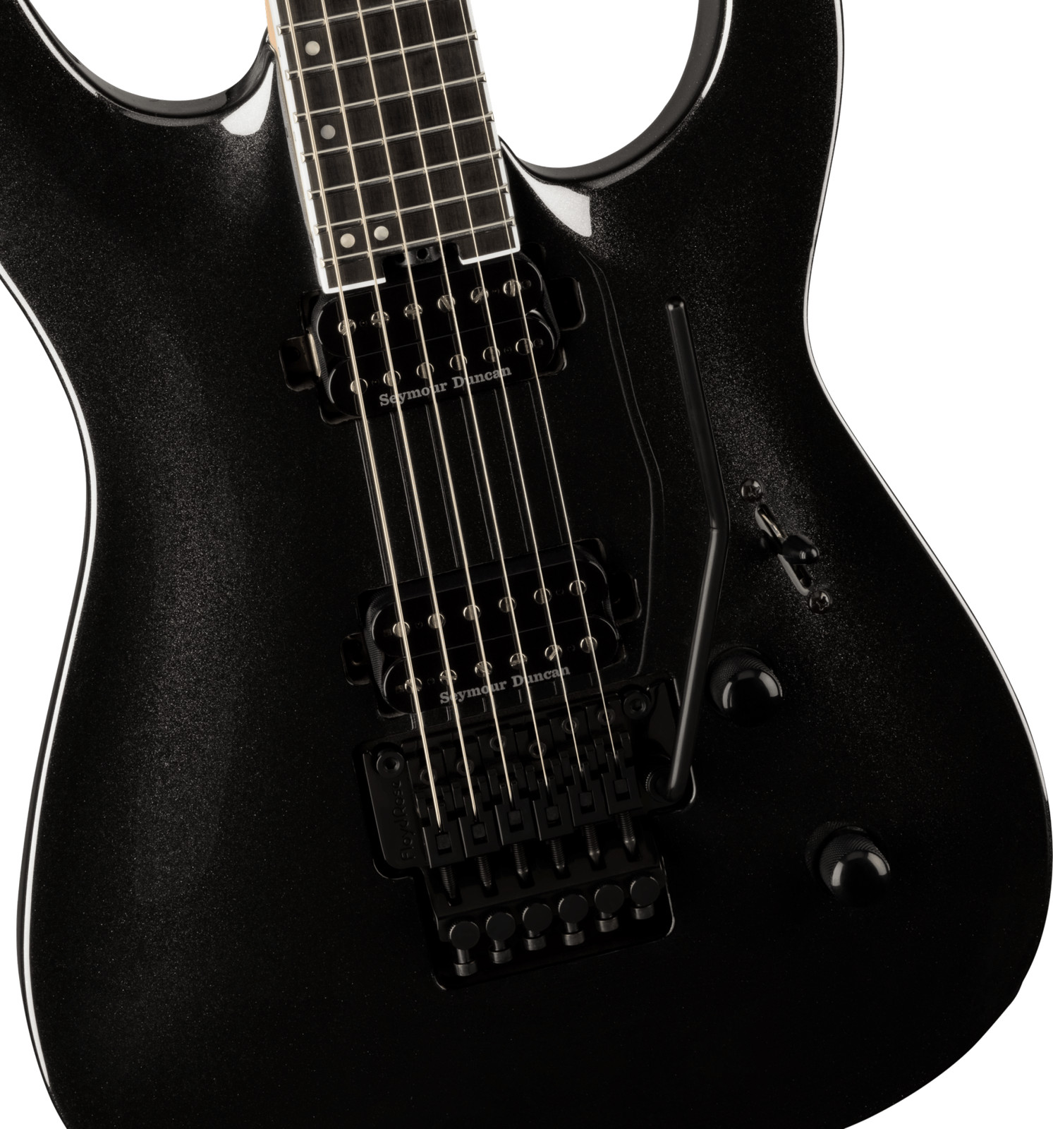 Jackson Pro Plus Series DKA Metallic Black Ebony Fingerboard