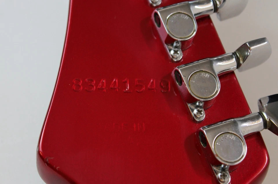 1981 Vintage Gibson Victory MV-2 Candy Apple Red MVII CAR Finish USA 1980s +OHSC