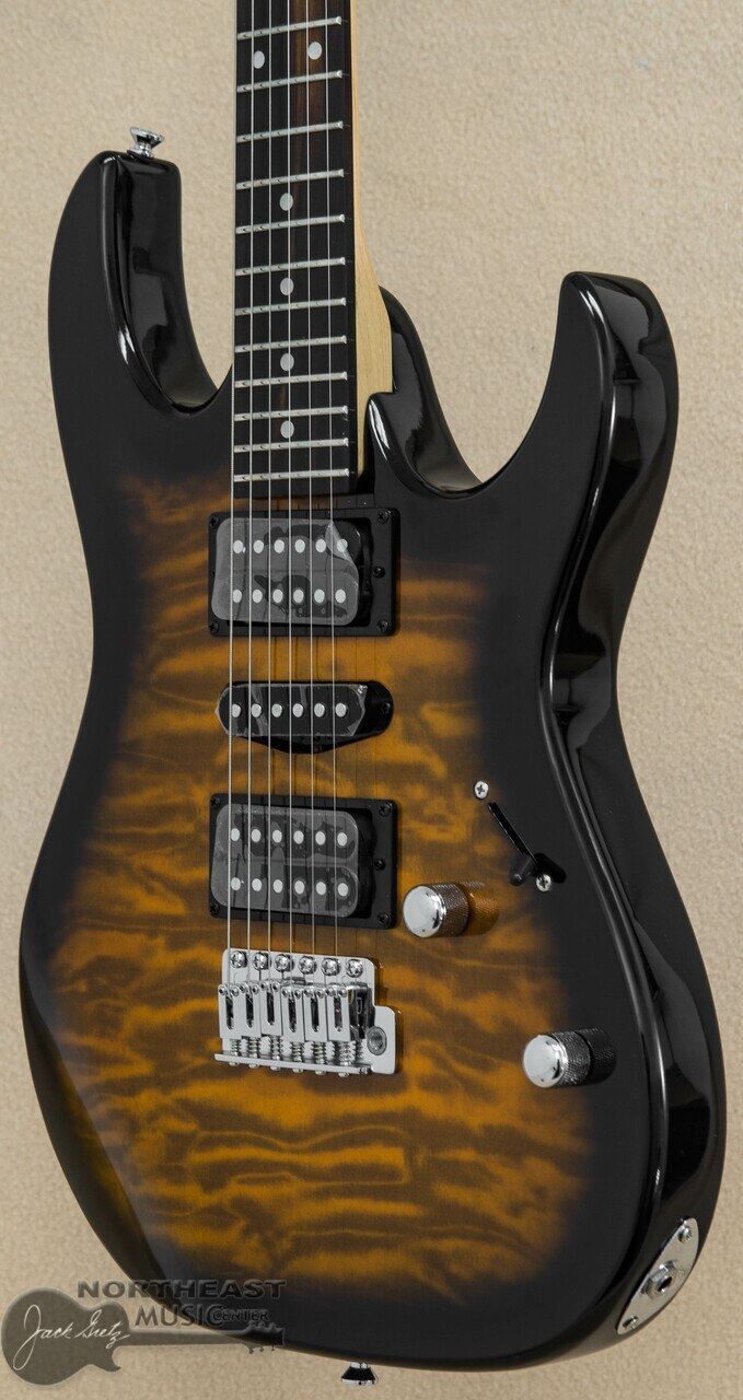 Ibanez GRX70QA Gio Electric Guitar – Sunburst
