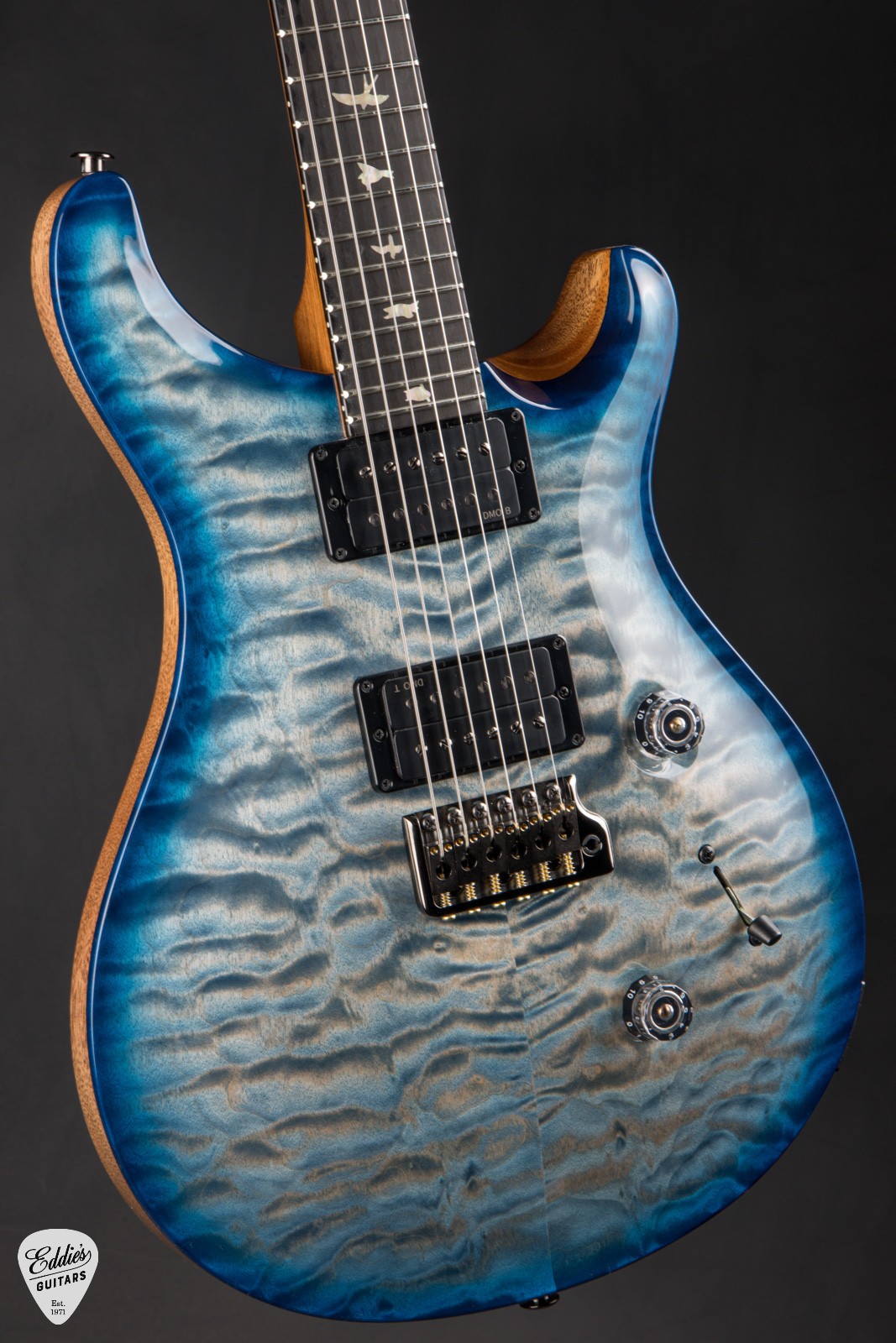 PRS Custom 24 Artist Top – Faded Indigo Blue Burst