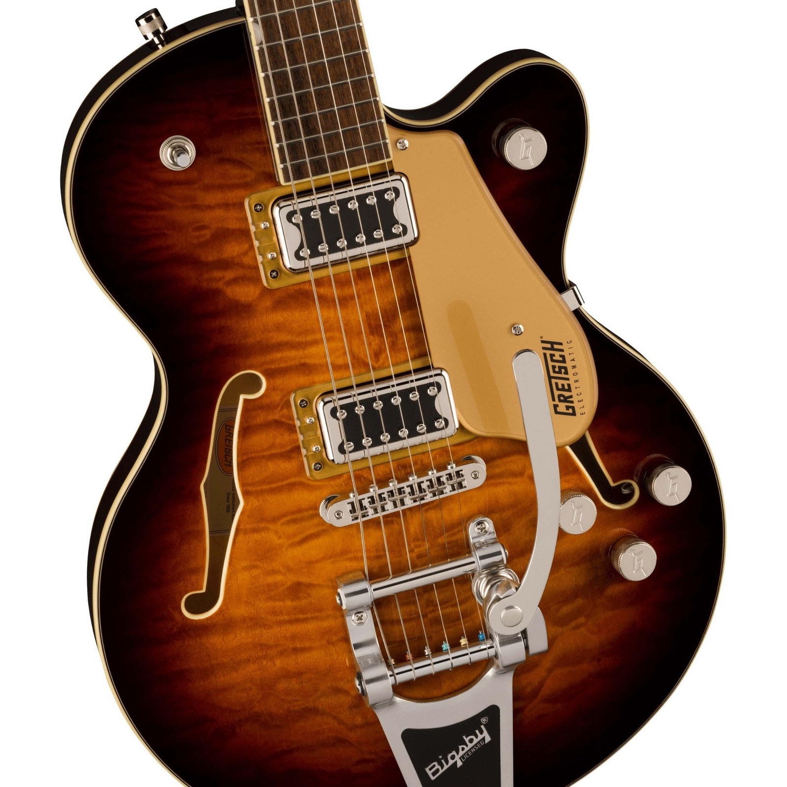 Gretsch G5655T-QM Electromatic Center Block Jr. Electric Guitar in Sweet Tea