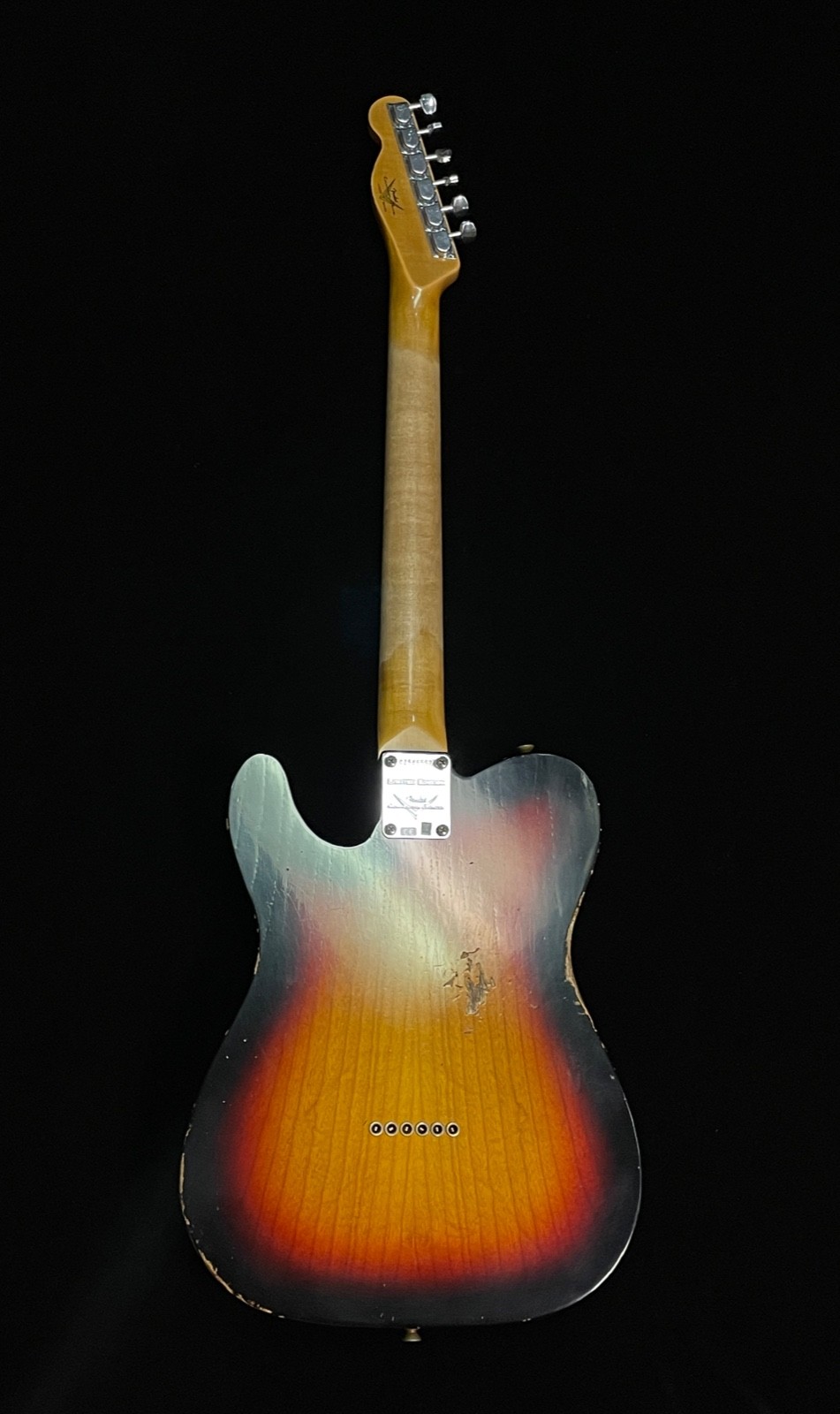 Fender Custom Shop Limited-edition 1964 “Bobbed” Telecaster Thinline Relic 3TSB