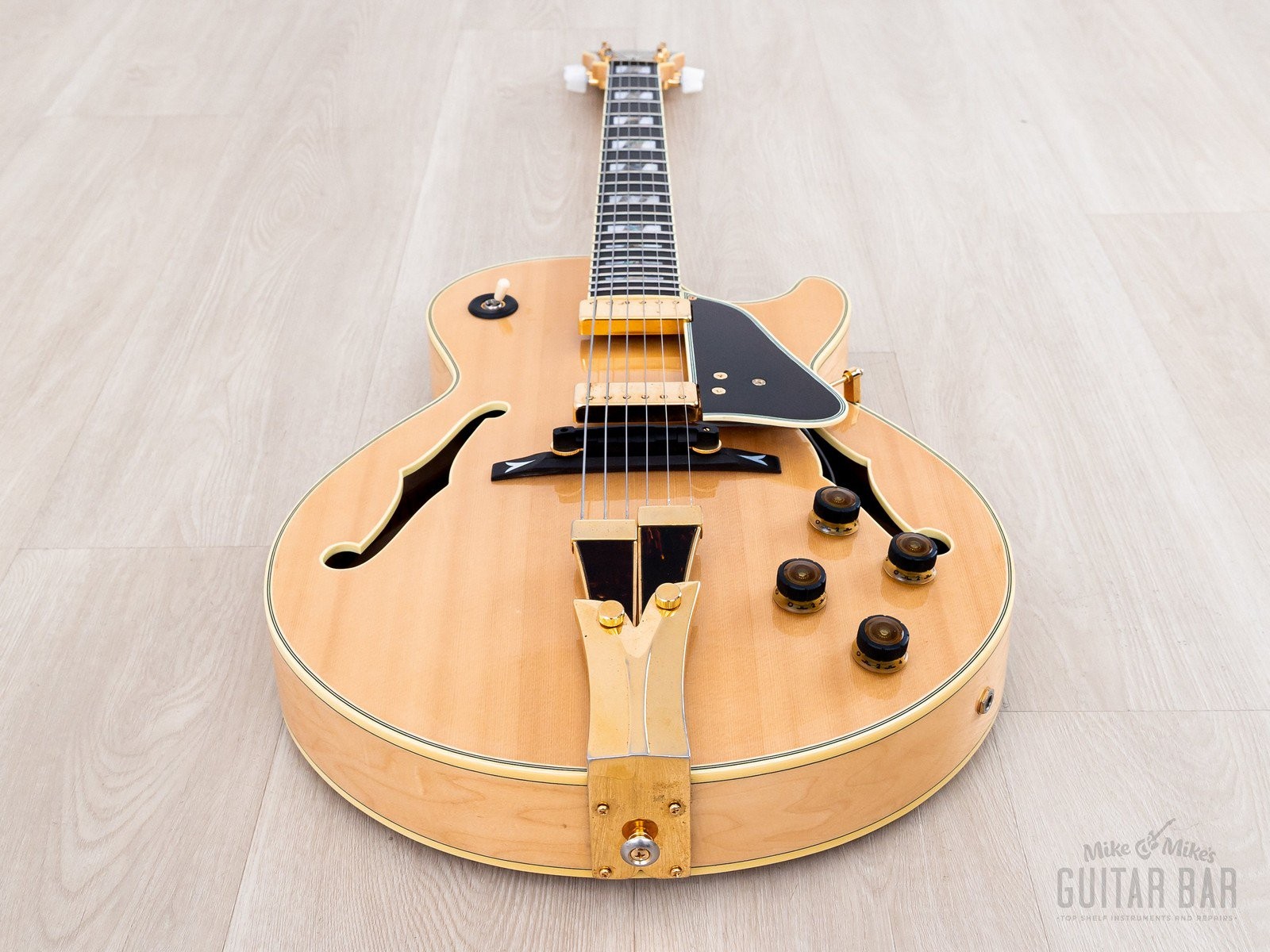 2001 Ibanez George Benson Signature GB10 Archtop Electric Guitar Natural
