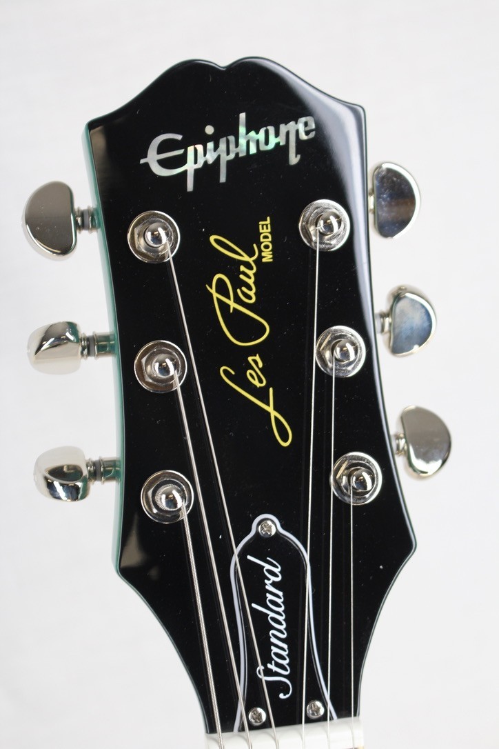 Epiphone Les Paul Standard 60’s Quilt Top Electric Guitar – Neck Crack #R7283