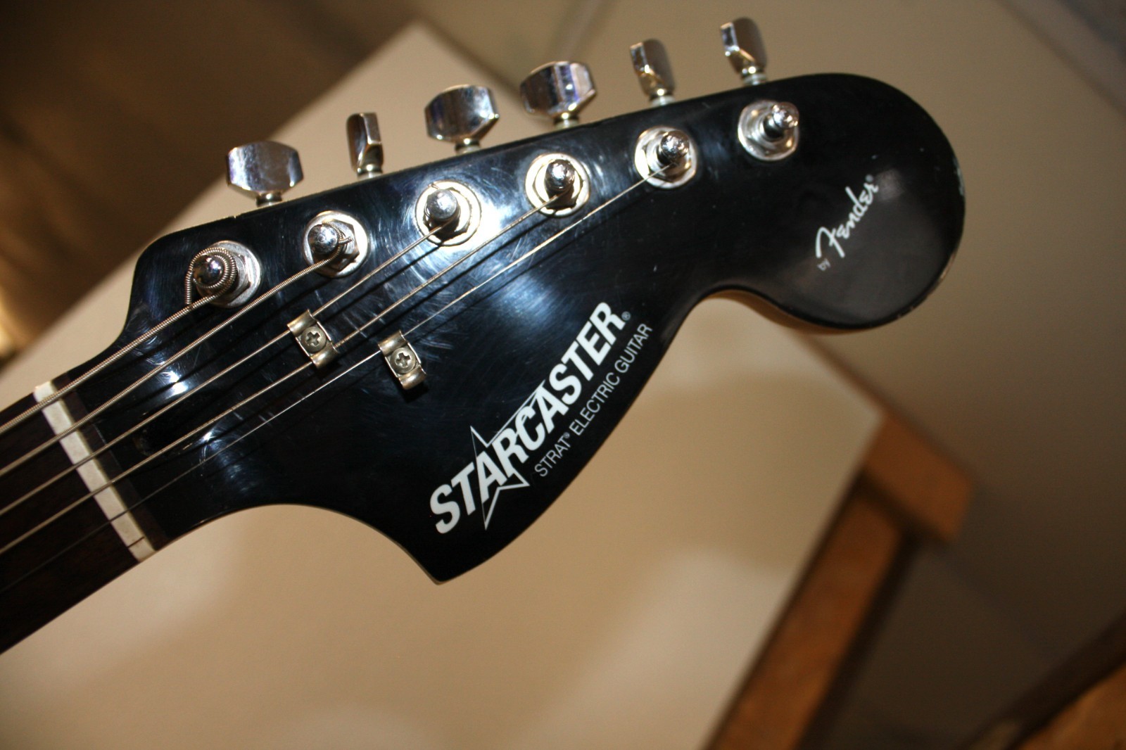 Starcaster Strat By Fender 6 String Electric Guitar With Gig Bag