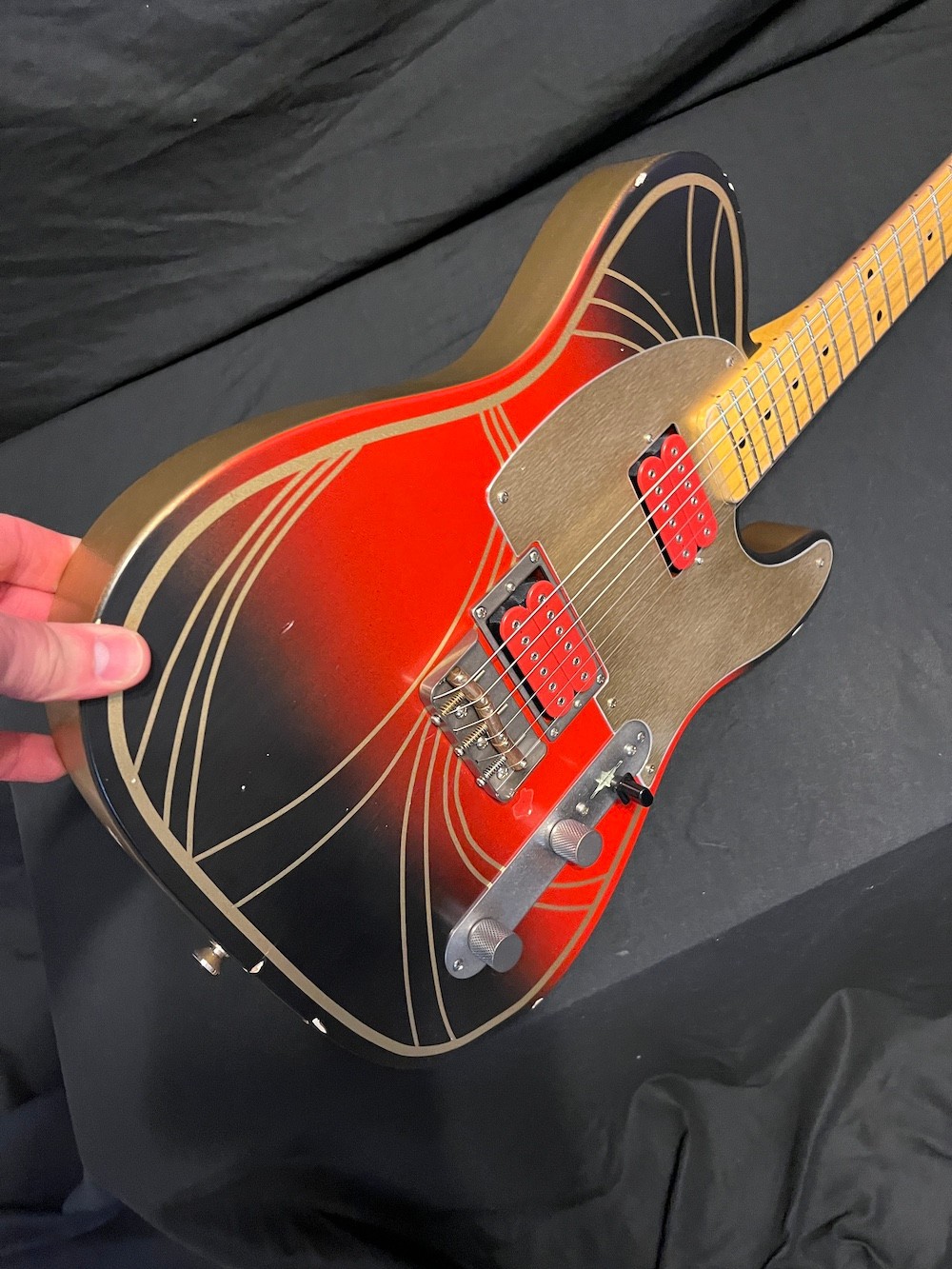 2025 Bill Nash T2HB Art Deco Custom Tele Guitar W/OHSC