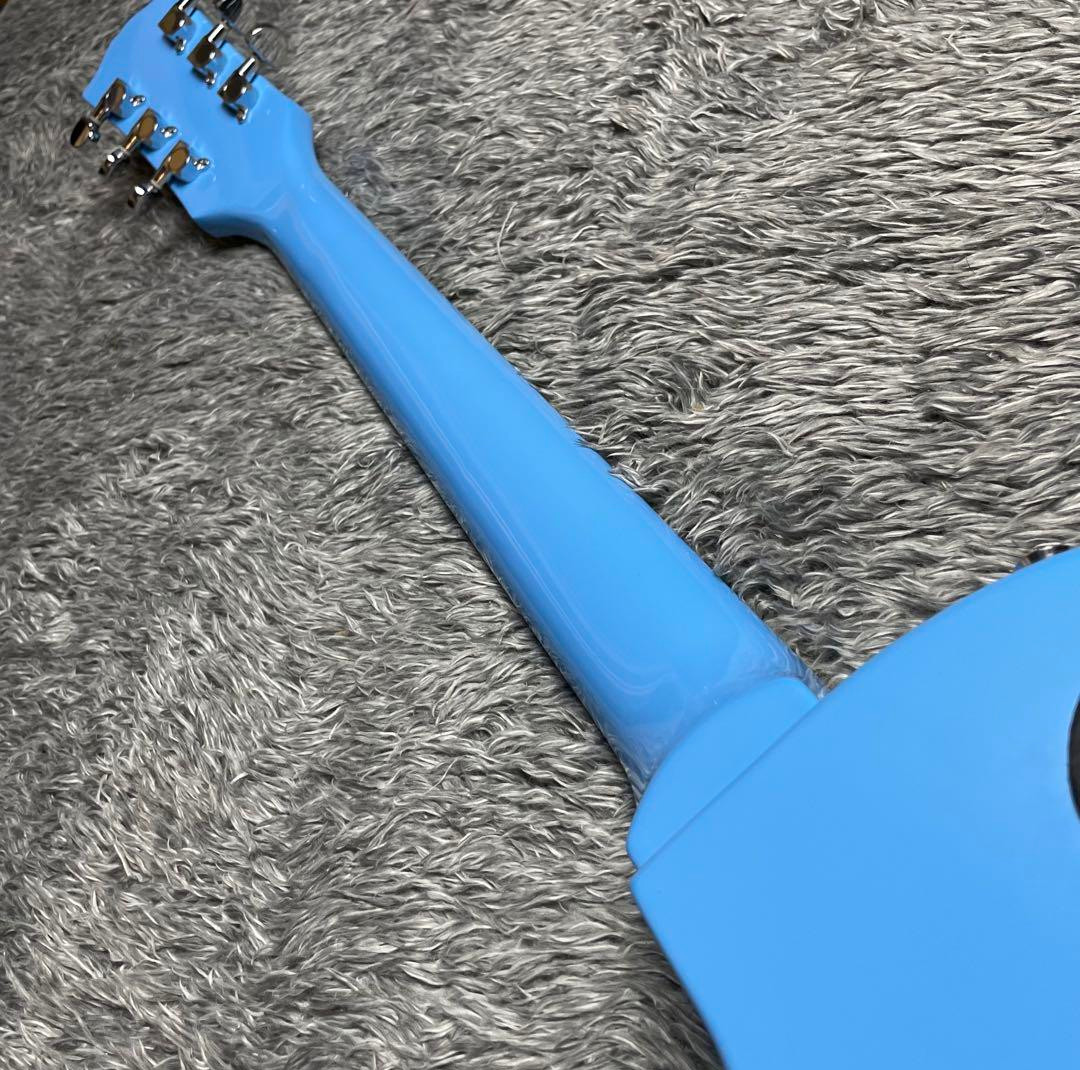 Sylpheed Les Paul Type Skyblue & Pink Used Electric Guitar F/S From Japan