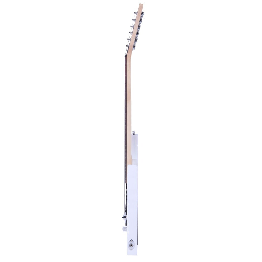 🎸FAST, FREE SHIPPING!🎸Glarry I Style Electric Guitar +Case/Bag +Cable +Strap!