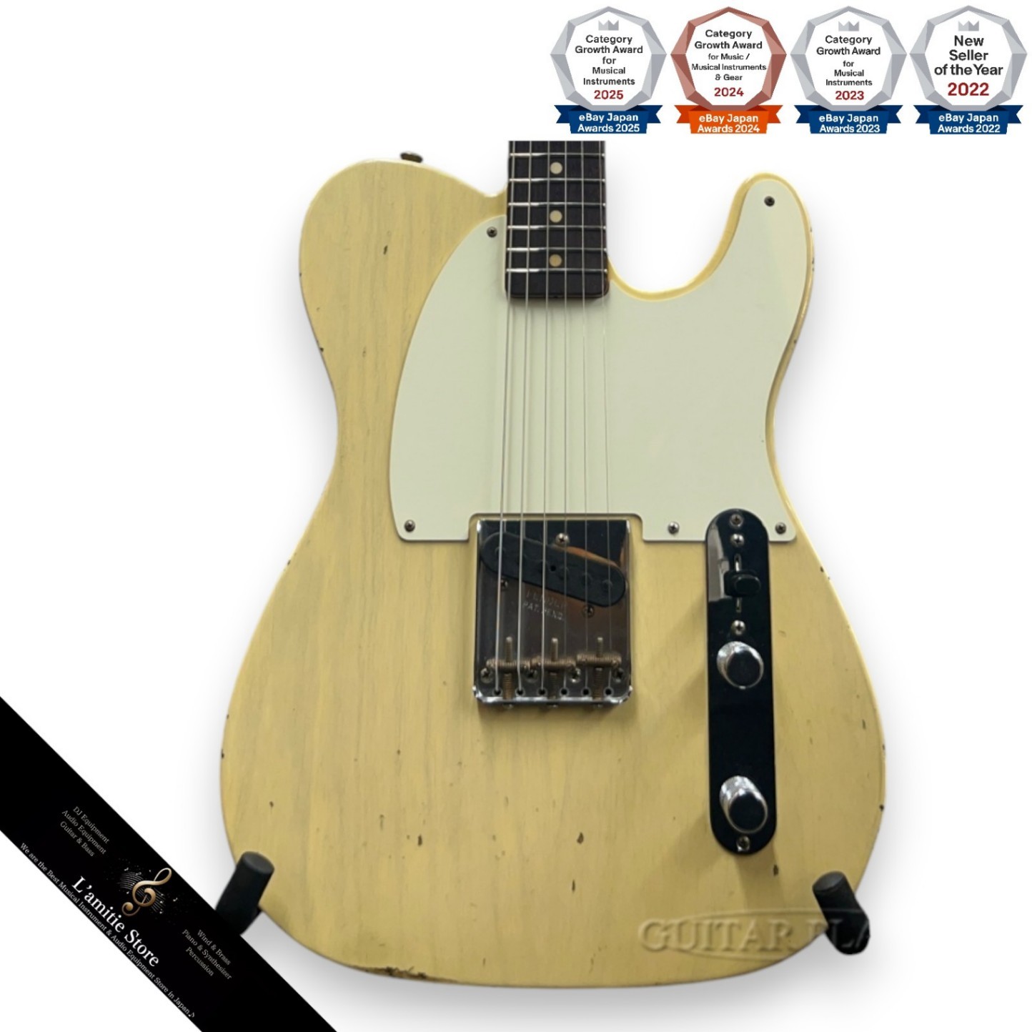 Fender Custom Shop 1964 Esquire Journeyman Relic Aged Vintage Blonde