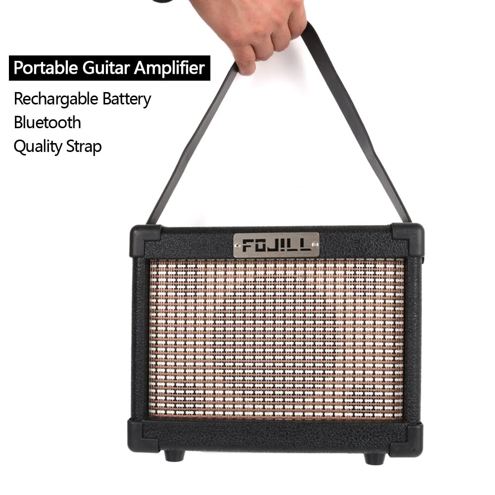 Full size electric PJ bass set with amplifier gigbag strap strings metallic BLK
