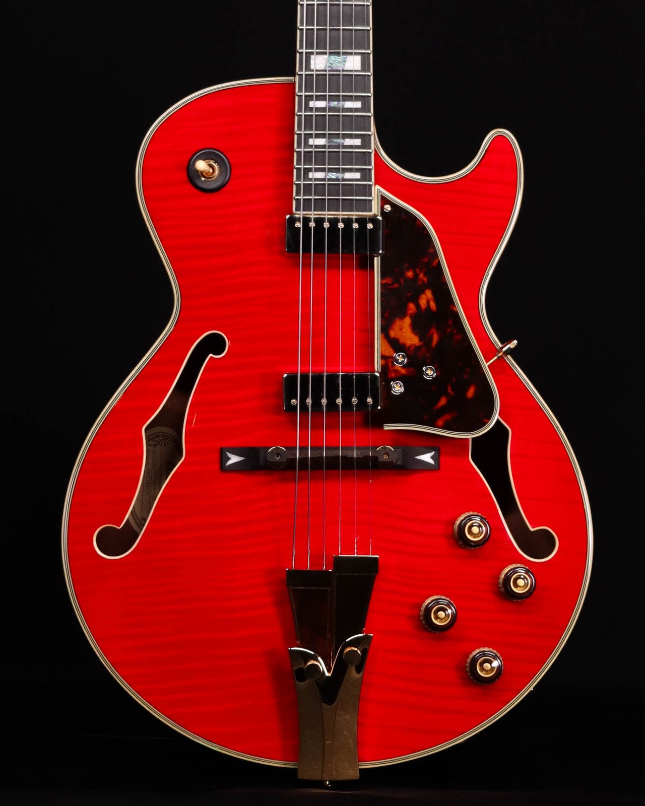 Ibanez GB10SEFM George Benson Signature Hollowbody, Sapphire Red – USED