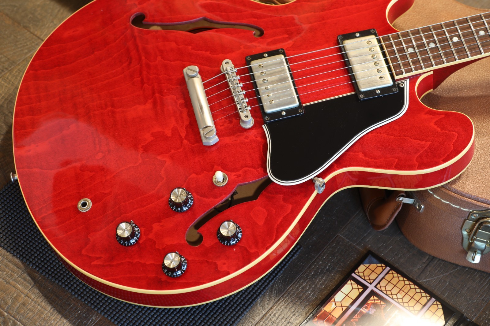 Minty! 2016 Gibson ’61 Warren Haynes ES-335 Guitar Figured Cherry + COA OHSC