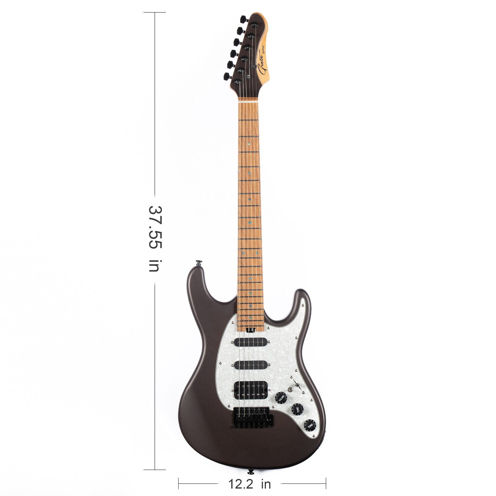 GR Standard S Matte Finish Poplar Solid Body Electric Guitar