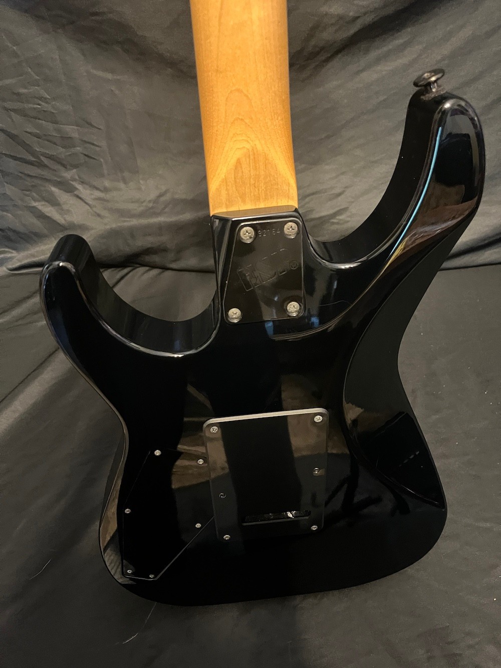 1989 Vintage ESP M-1 Guitar in Black-H/S/S EMG’s Chris DeGarmo Look W/OHSC