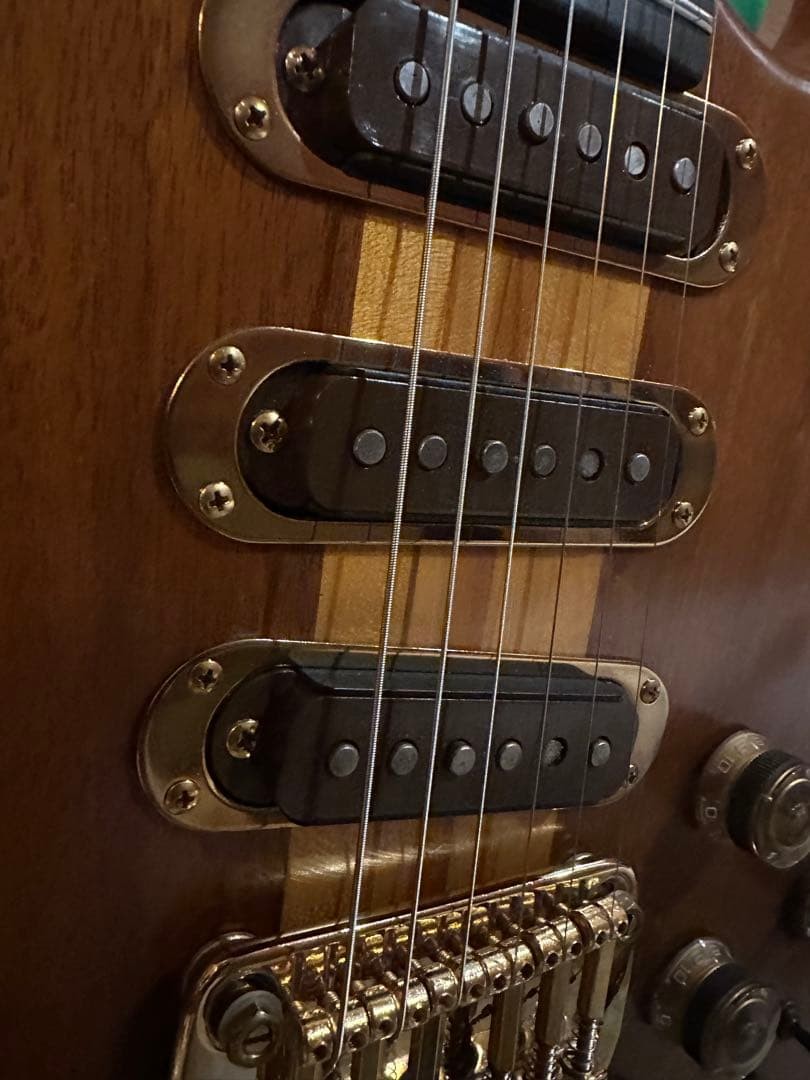 Greco GO II 950NT 1979 Vintage Natural Thru-Neck Ebony Fingerboard w/Hard Case
