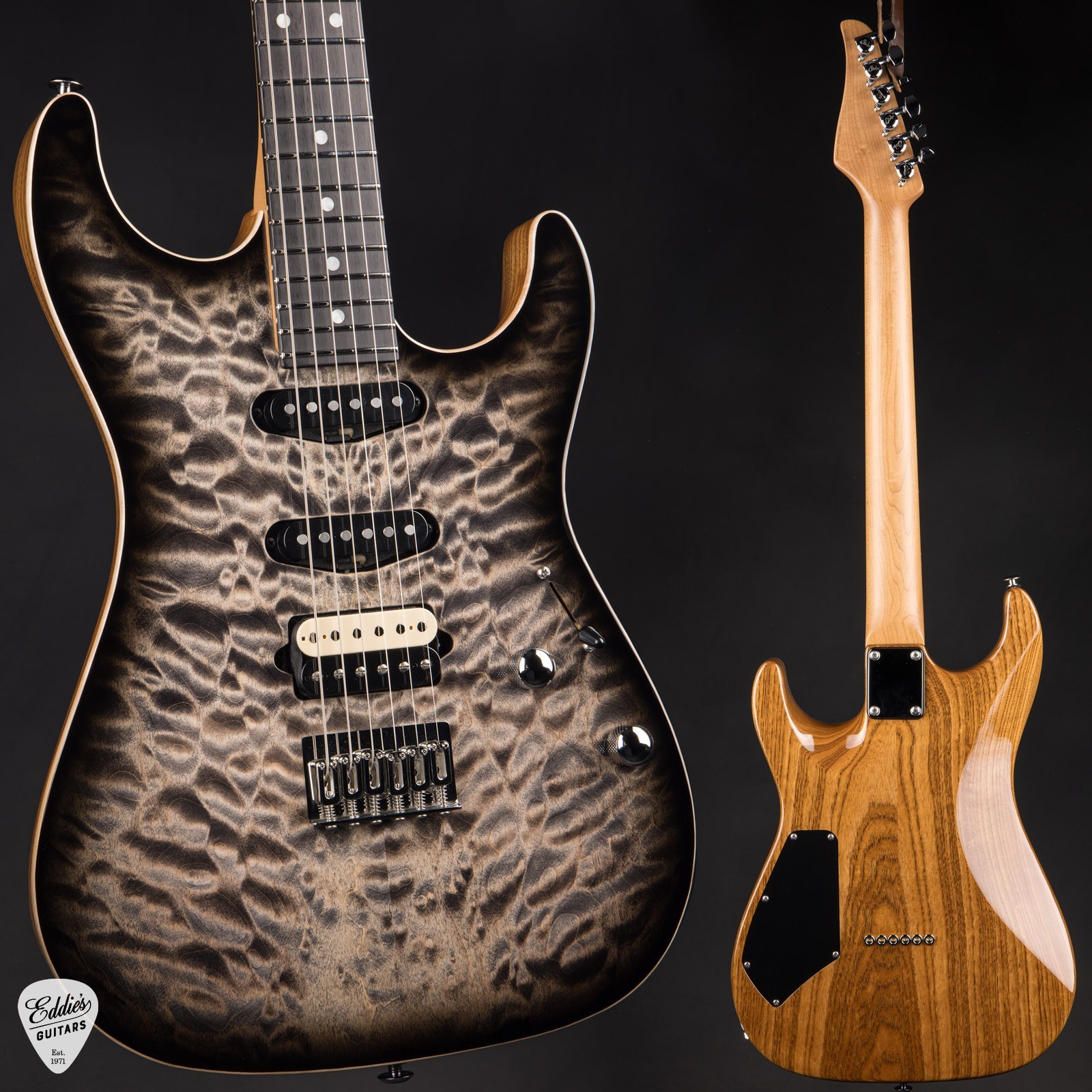 Suhr Standard Roasted – Faded Transparent Charcoal Burst