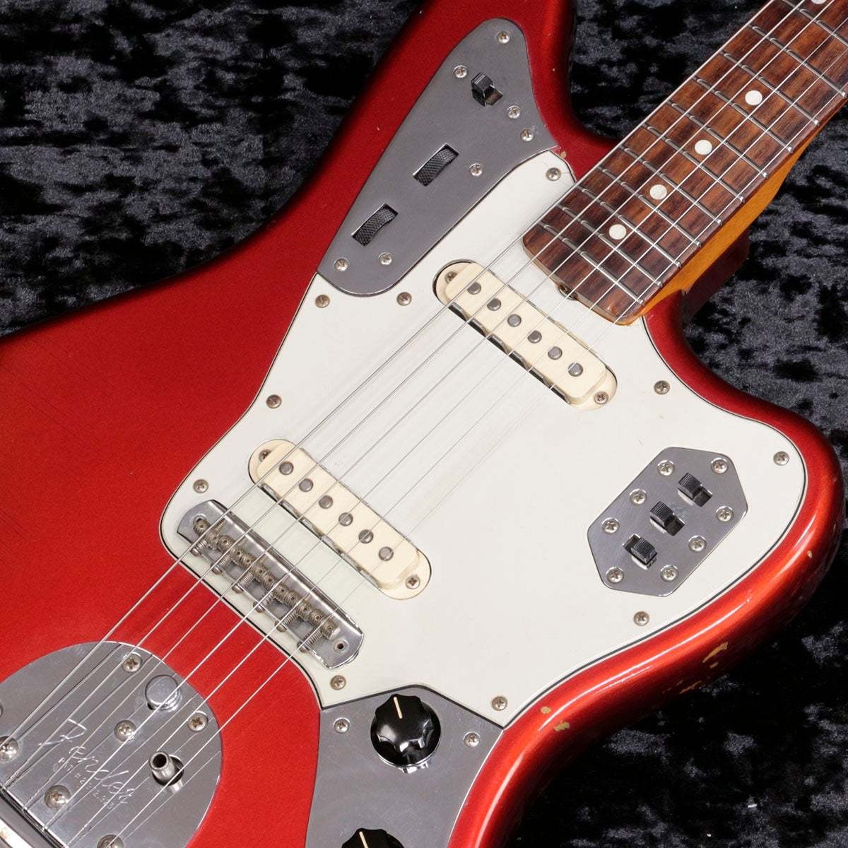 Fender American Vintage 62 Jaguar Candy Apple Red Used Electric Guitar 2000