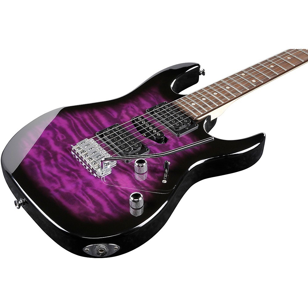 Ibanez GRX70QA Electric Guitar Transparent Violet Sunburst