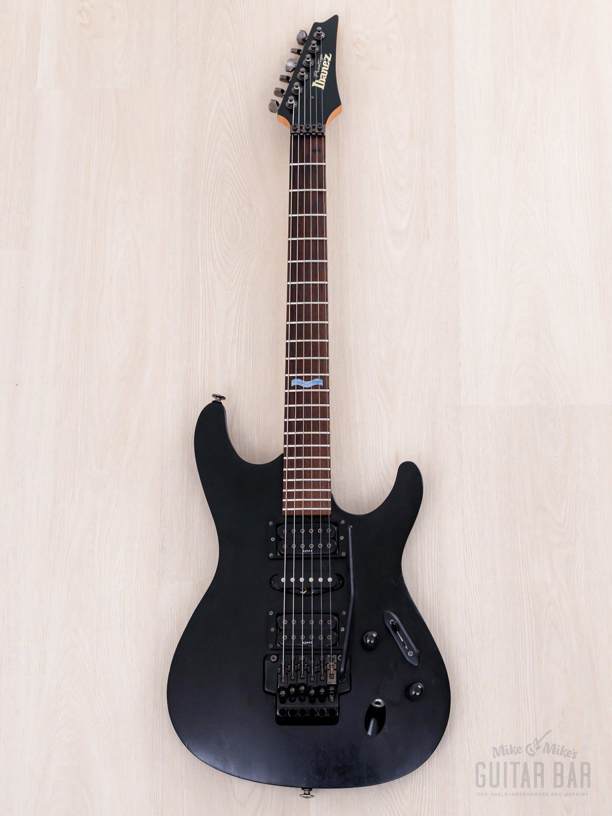 2001 Ibanez Prestige S Series S470 HSH Satin Black w/ Floyd Rose