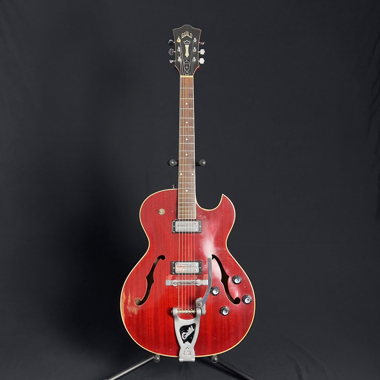 1966 Guild Starfire III Hollow-body Electric Guitar with Hard Case