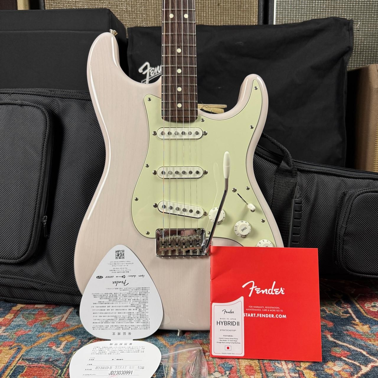 Fender Japan Hybrid II 60’s Stratocaster Ash US Blond – 2023