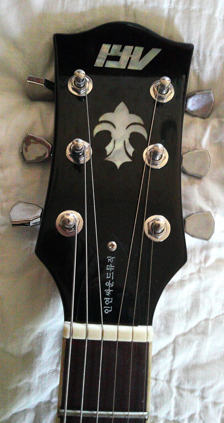 BEAUTIFUL “IYV” LES PAUL COPY/STYLE EMERALD GREEN GUITAR SUPER WELL MADE