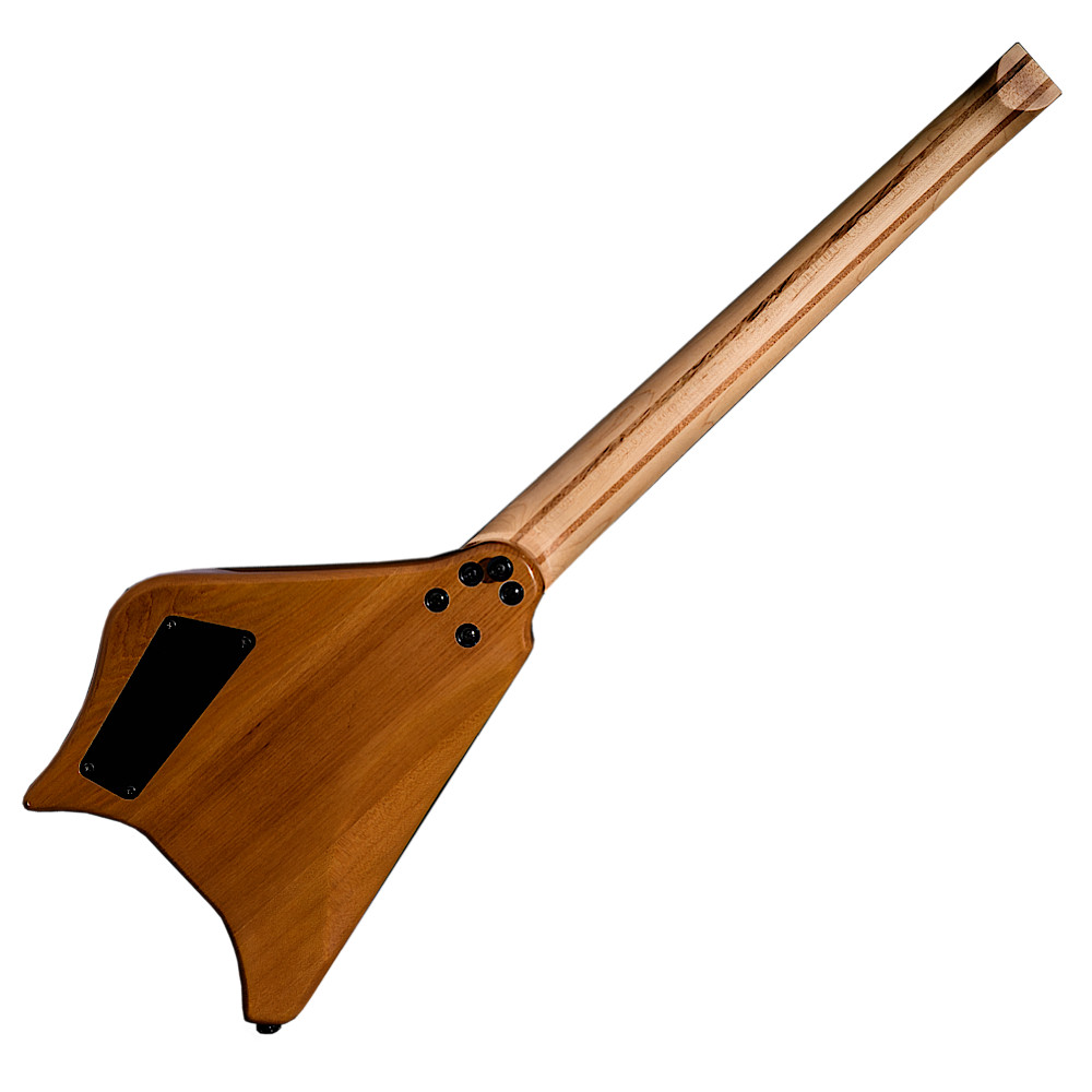 Bootlegger Guitar Honey Color Spade Headless Gibson Short Scale 24.75″ with Case