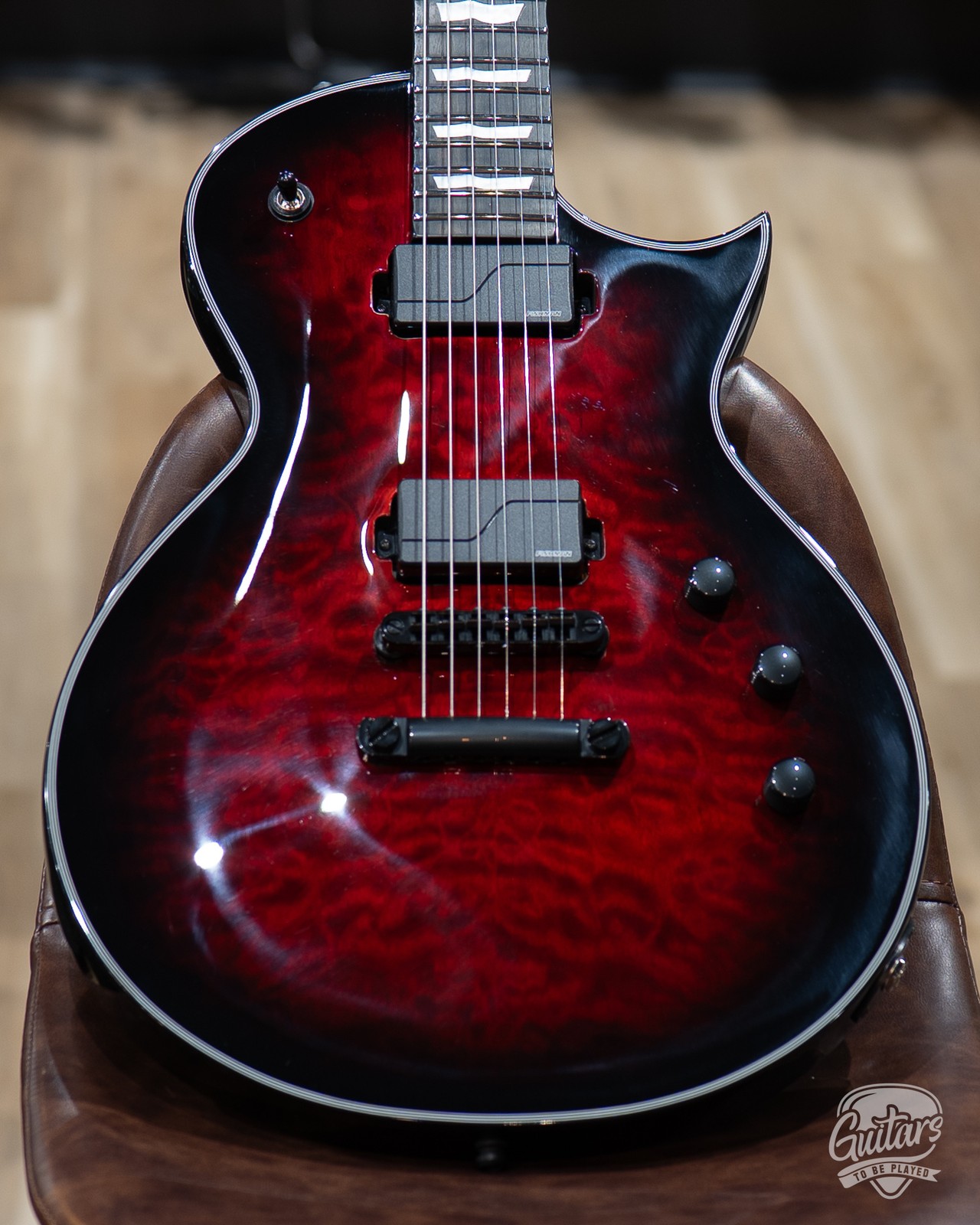 ESP E-II Eclipse Fishman Fluence – See Thru Black Cherry Sunburst (B-stock)
