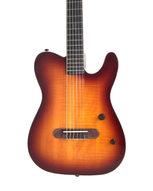 Haze Solid Mahogany Electric Nylon String Guitar,Piezo Pickup. HSMRC601EQCS