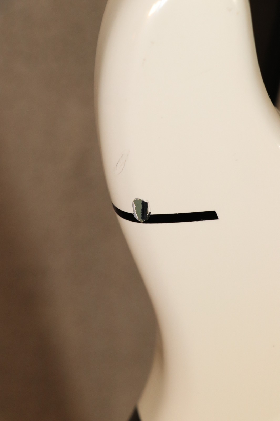 1984-87 Squier Fender Stratocaster E Series MIJ Frankenstein Black White Japan