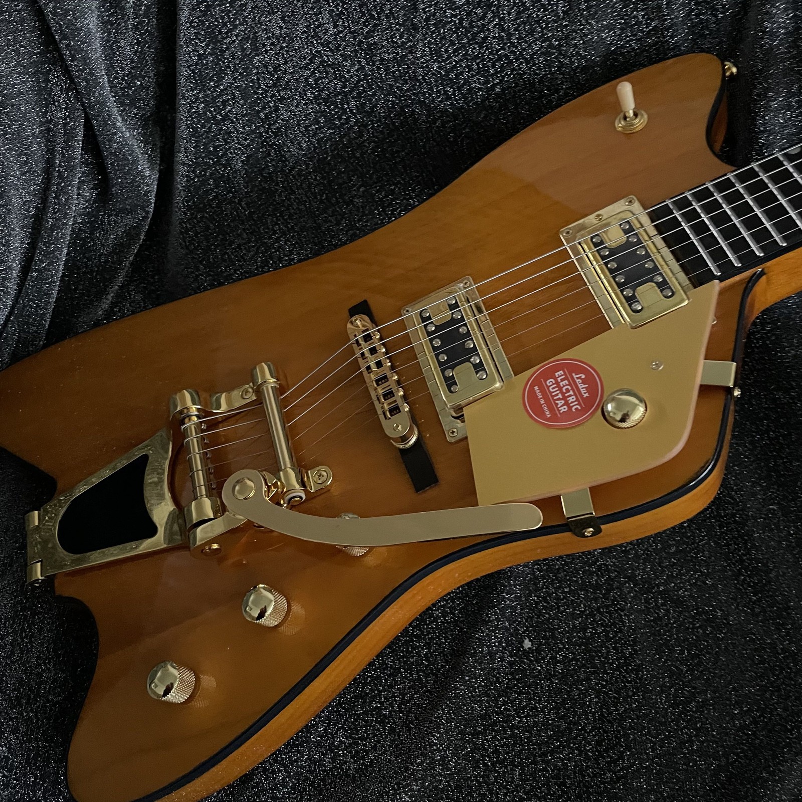 Unbrand G6199 Billy Bo 6Strings Electric Guitar Mahogany Body Set in bigsby fast